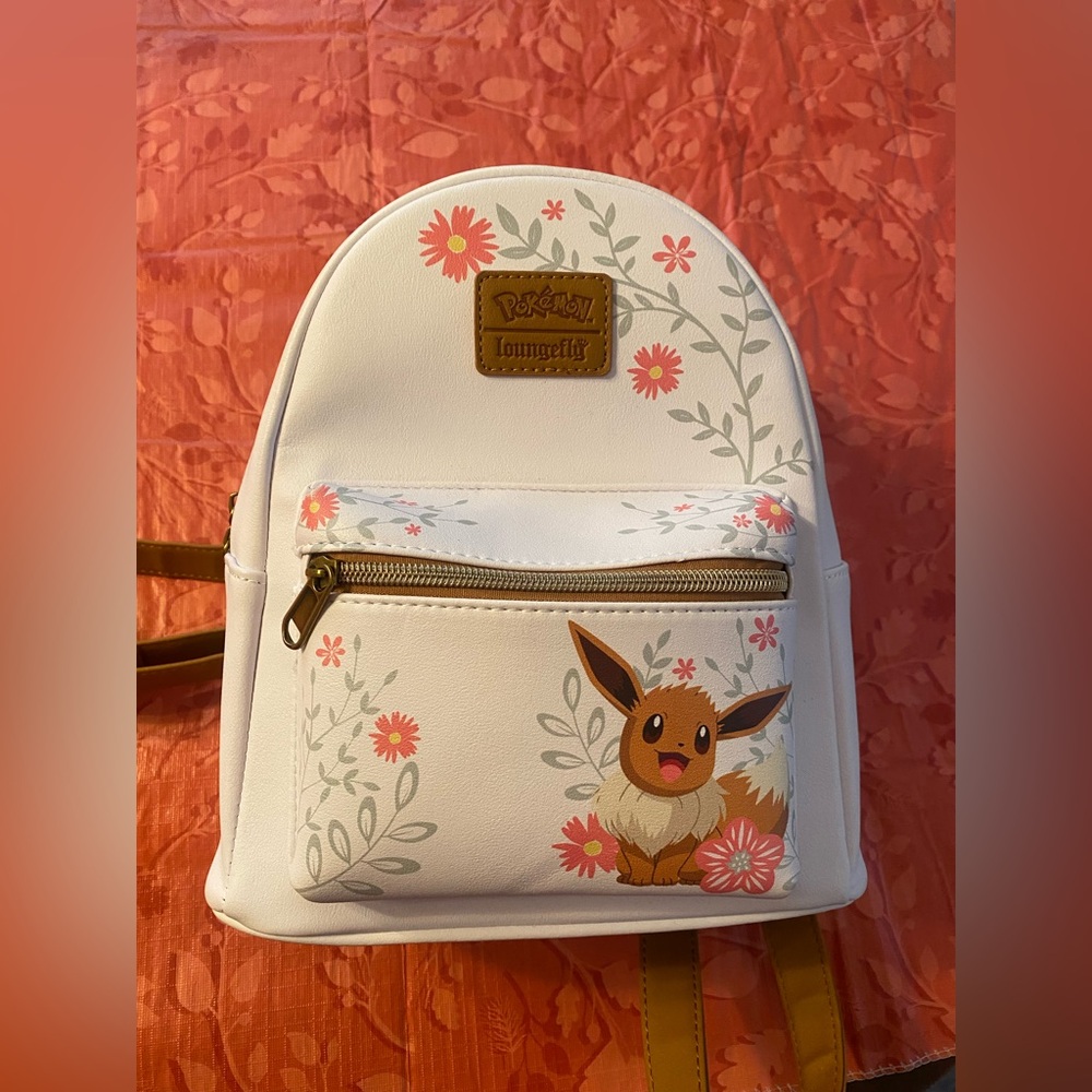 Loungefly Pokemon Eevee floral white backpack